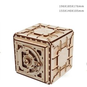 Wooden jewelry box (Option: Password)