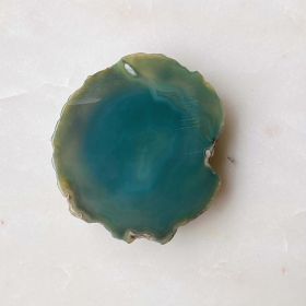 Rock Edge Natural Stone Device Grip (Color: Green Agate)